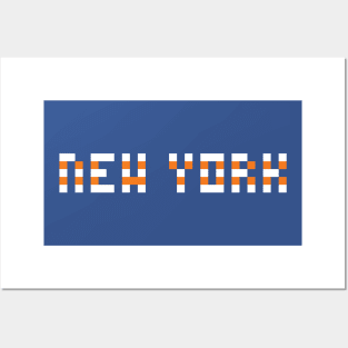 Pixel Hockey City New York I 2017 Posters and Art